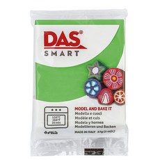 DAS 스마트 폴리머 클레이 스프링 그린 57G —오븐 베이킹 몰딩 및 조각을 위한 유연한 클레이 세트 학생 성인용 357905, 2 oz