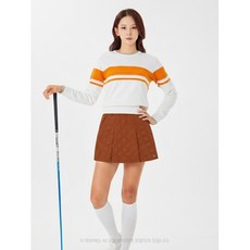 볼빅 여성 골프 퀼팅 플레어 큐롯 VLCUN901_BR 2425640