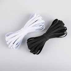 슈퍼캘리 바지 고무줄 밴드 10mm*10m, 1개, 블랙