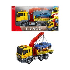 아기 유아 중장비 견인차 레카차 운송 트럭 장난감 자동차, T-7 견인차 (370x140x210mm), 1개
