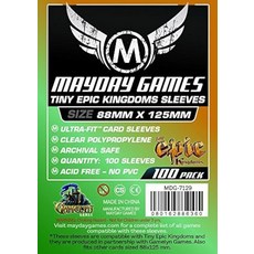 Mayday Games 100 Mayday 88 x 125 Tiny Epic Kingdoms 보드 카드 게임 슬리브, Mayday Games 100 Mayday 88 x 1