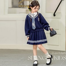 賣場優選童裝 女童套裝 女童學院風套裝秋季2025新款韓版洋氣衛衣半身裙兩件套中大童秋裝