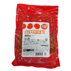 식자재왕 불타는 양념돼지껍데기 400g, 8개