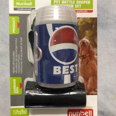 大力五金批發 可樂造型垃圾袋盒 撿便袋/造型/寵物拾便袋/撿便袋/狗外出/寵物撿便器/狗狗撿便器/狗狗垃圾袋, 1個, 垃圾袋3入裝(一入15個)