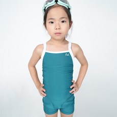 알앤엘 컬러플랩 여아 2부 실내 수영복
