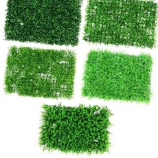 TW 직사각형 인조잔디 63cm x 꾸미기 베란다 테라스 카페 43cm, 잎사귀 잔디, 1개