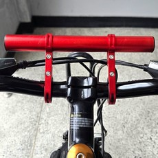 J&J 자전거 보조핸들 자전거확장바, 레드