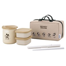 THERMOS 膳魔師 保溫便當 Miffy 米奇 分離式 學生 考試 上班族 午餐盒, 淺米色, 1個