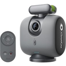 XbotGo 카멜레온 AI 자동차 스포츠 액션 카메라 팀 라이브 스트리밍 구독 없음 iOS 및 AndroidLa Graphite와 연동되는 4K 60FPS 축구 농구 추적, Lemon Green