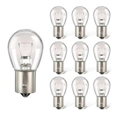 ProTap 1156 실속형 시그널램프 후방 방향지시등 깜빡이 전구 싱글 황색 12V 21W, 10개, 28mm