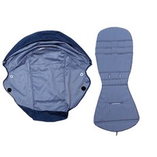 활동형휠체어 가정용휠체어 ° 유모차 액세서리 캐노피 커버 시트 쿠션 요요 유모차 차양 : 패브릭 매트리스, [16] navy blue, 1개