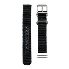 [SEIKO SEIKO 4K13JZ SEIKO5 18mm [세트 상품] 패키지] [신품] 순정 블랙 나일론