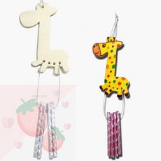 SB 기린나무도어벨 어린이집미술용품, 1개