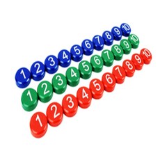 정그리마켓 숫자놀이 자석숫자 1~10 교구수학 유아수학 놀이수학, 빨강