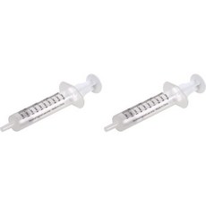 Acu-Life 키즈 베이비 경구용 주사기 및 디스펜서 투명하고 사용하기 쉬우며 재사용 가능 TSP10ml 용량 2개2팩, Pack of 2, Syringe