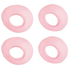 올굿리빙 실리콘 세안 손목 밴드, 4개, 핑크