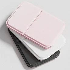 휴대용 핸드헬드 미니 화장 거울 기숙사 탁상 사무실 사용 조정 가능하고 접이식