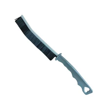 다기능 틈새 청소 브러쉬 바닥 라인 미세 브러시 내구성 나일론 좁은 조인트 타일 줄눈 제거기 스크러버, Grey handle D, 2 pcs