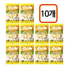 트롤리 계란후라이 모양 젤리 100g 에그 젤리 달걀 후라이, 10개