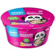 푸디버디 하양라면 컵 80g 3개