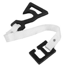 헤비 듀티 장비 호스 걸이 스트랩 주철 캔버스 소재 차고 작업장 창고 정리용, 1개, 기본