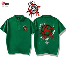 潮野屋 龐克未死 塗鴉 POLO衫 短T WPD-848