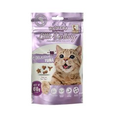 HULUCAT 小寶貝 貓零食 潔牙餅乾 60g, 1個, 鮪魚(紫)