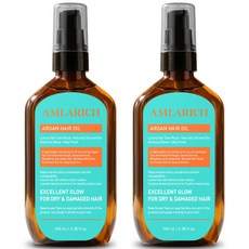 암라리치 아르간헤어오일 에센스 단백질 리페어 포뮬러, 2개, 100ml