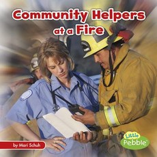Community Helpers at a Fire Paperback, Capstone Press