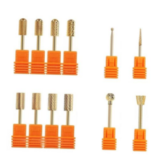 네일아트 텅스텐 골드 전문가용 드릴 비트 14종, (골드) XDJ-03, 1