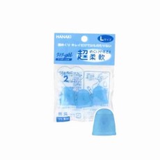 고무 손가락 보호캡 블루 L사이즈 3입 문서작업손가락캡