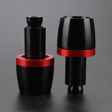 벤텔리 오토바이 핸들바 엔드 캡 핸들 카운터웨이트 플러그, 1개, 5. Red NO LOGO