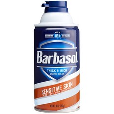 【Barbasol】濃密刮鬍泡-敏感肌膚(10oz/283g)【兔雜tuzha】, 1個, 283g