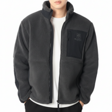 블랙야크 겨울 우븐 본딩 플리스자켓