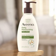 Aveeno 아비노 프리바이오틱 오트 데일리 모이스처라이징 페이스로션 354ml, 1병