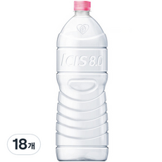 아이시스 8.0 ECO 생수 무라벨, 2L, 18개