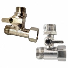 蝴蝶衛浴 【活動三通附開關1/2】4分可調三通.開關式活動三通.排水閥.排汙閥.T 型閥.三通閥, (B櫃136) 銅材質+墊片, 三通