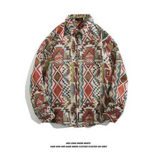 빈티지 셔츠 남성용 긴팔 가을/겨울