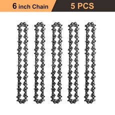 미니 스틸 체인톱 전기 액세서리 체인 교체 6 인치 1, 5 pcs 6 inch