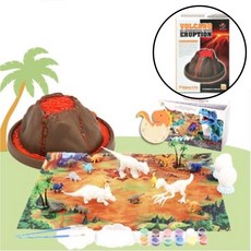 유치원 유아과학 직접만드는 화산폭발 실험키트 과학실험교구 과학수업교구