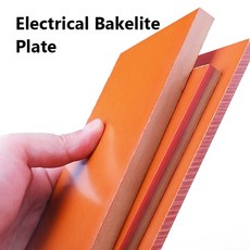 전기 베이클라이트 플레이트 오렌지 레드 두께 1 20mm 정전기 방지 및 고온 저항 절연 페놀 수지 보드, 100x100x3mm 2Pcs