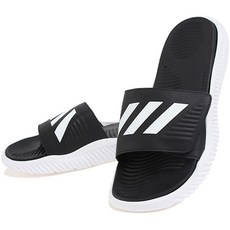아디다스 알파바운스BB슬라이드 검흰(BA8775) + 비코마스크