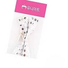 돈스텔 코스프레소품 나비넥타이 소형 은색