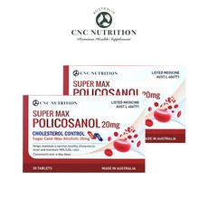 CNC 폴리코사놀 효과 콜레스테롤 수치 20MG 30 TABLETS 2개셋트