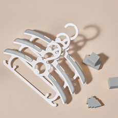 포그망 논슬립 길이조절 아기 유아 어린이 옷걸이, 그레이(포그망), 10개