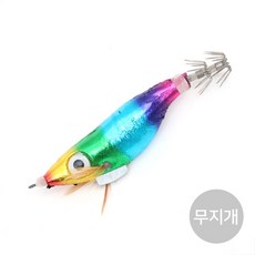 이카슷테 1.8호 유선형 한치에기 대박조과 쭈꾸미애기 오징어 활용도높은 문어 에깅, 색동, 1개