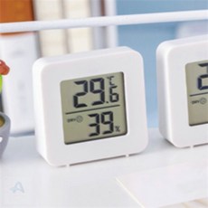 알리바니스토어 전자온습도계 디지털 온습도계 화이트