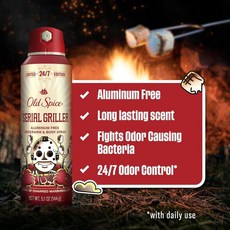 올드스파이스 남성용 바디스프레이 버섯향 144g