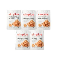 깨끗한 기름으로 튀겨 바삭한 어포튀각 스낵, 5개, 220g