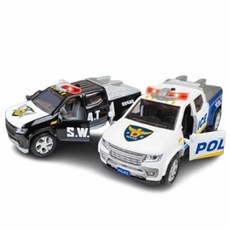 HOOT 미카 픽업트럭 남아장난감선물 메탈레스큐 경찰차장난감